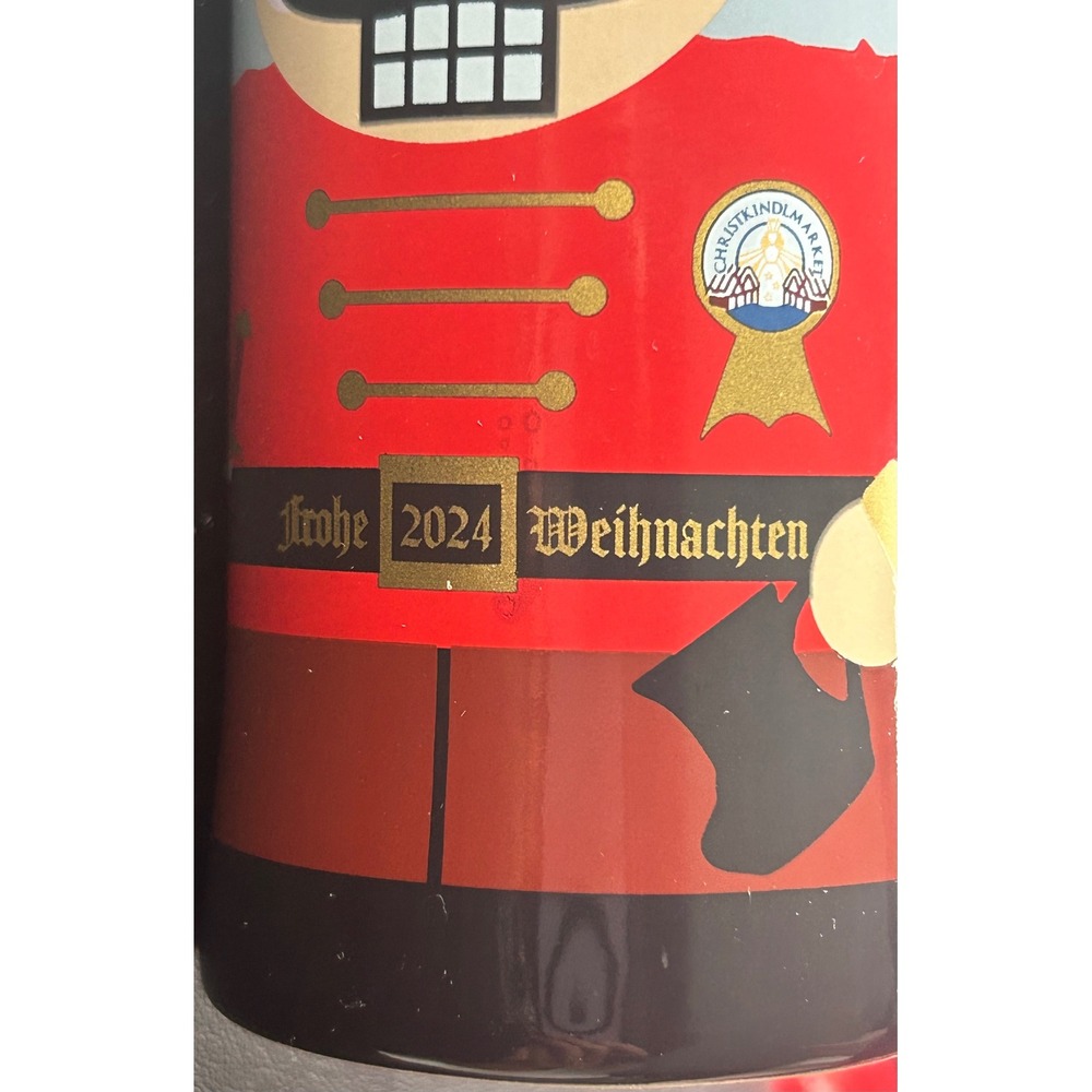 Christkindlmarket 2024 Nutcracker Mug Frohe Weihnachten German Christmas Market - Picture 6 of 7